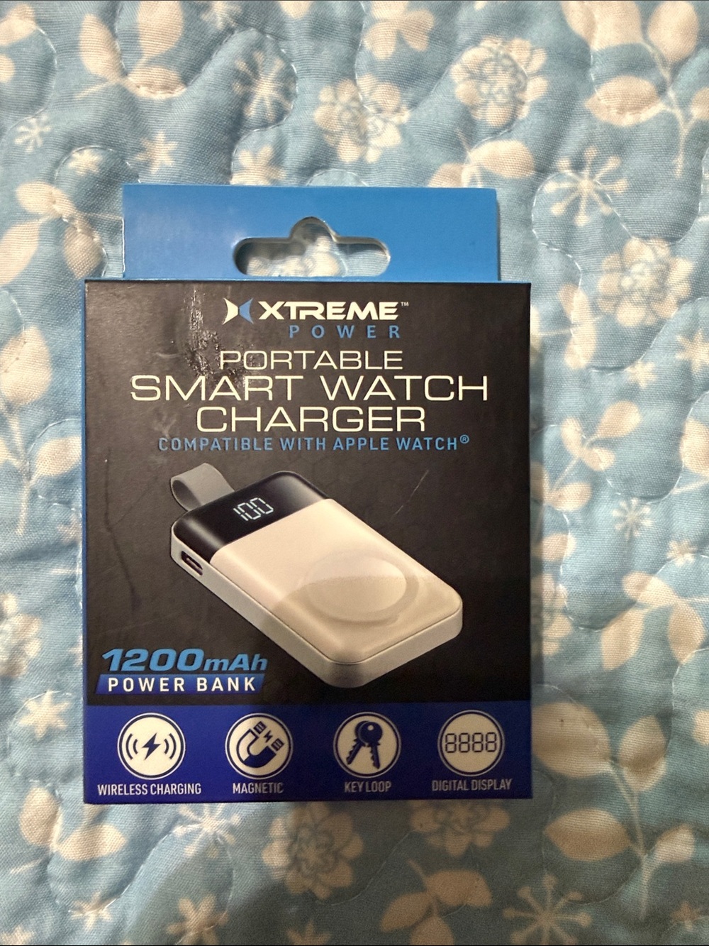 Portable Smart Watch Charger - White